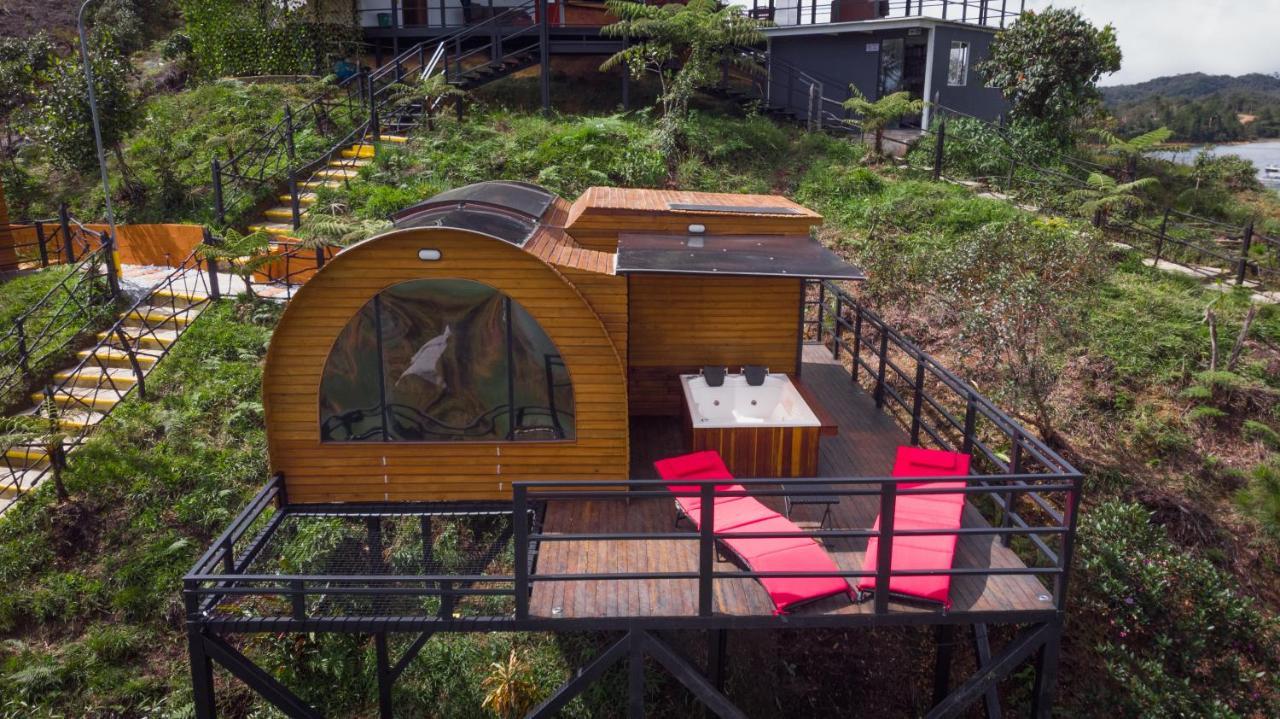Hotel Glamping The Mountain Guatapé Exteriér fotografie