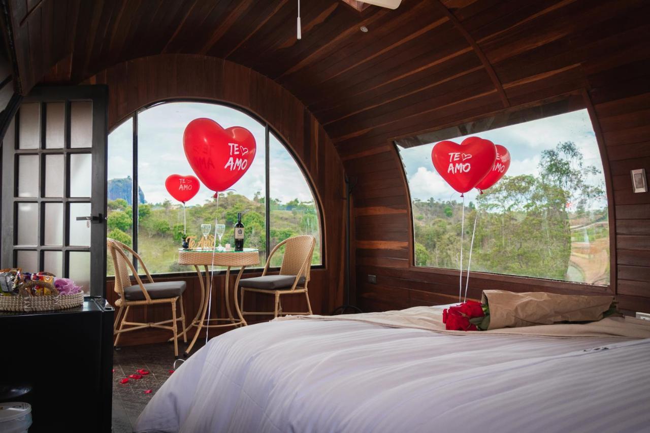 Hotel Glamping The Mountain Guatapé Exteriér fotografie