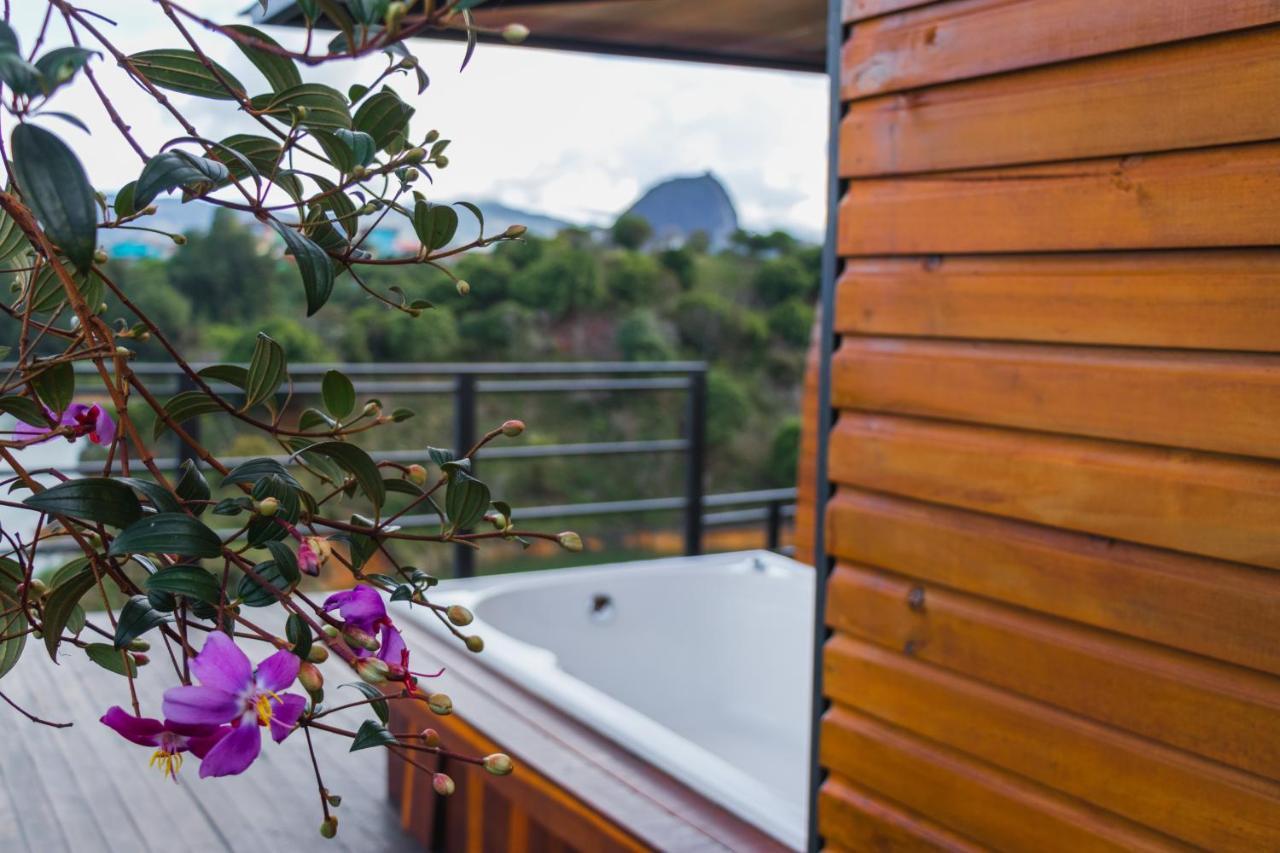 Hotel Glamping The Mountain Guatapé Exteriér fotografie
