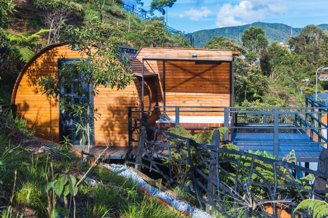 Hotel Glamping The Mountain Guatapé Exteriér fotografie